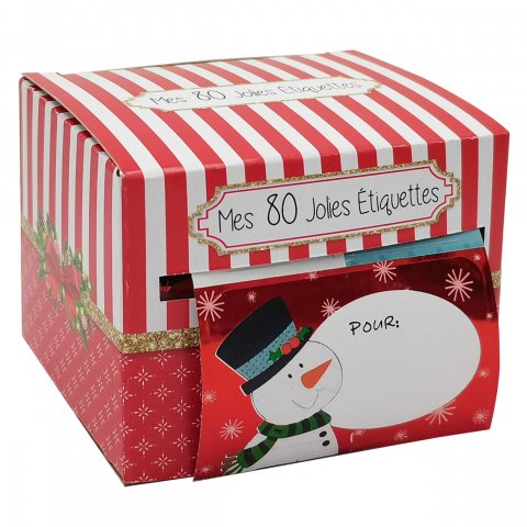 ETIQUETTES PQT KDO BOITE X80