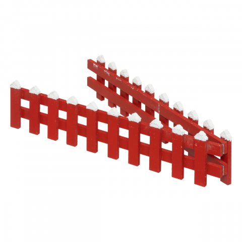 CLOTURE BOIS ROUGE L90X10CM