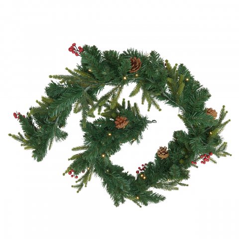 GUIRLANDE DE NOEL  NAT BAIES PDP LED 180CM