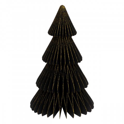 SAPIN PAPIER KAMI NOIR H30