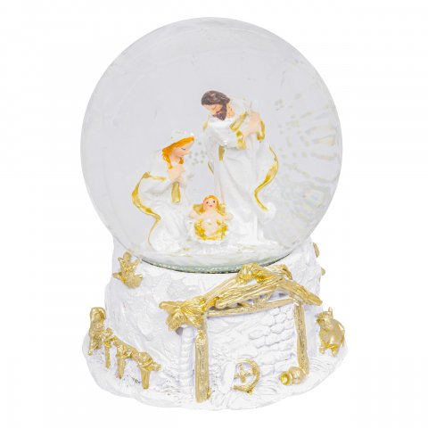 BOULE NEIGE CRECHE 100MM